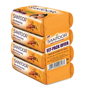 Santoor Sandal & Turmeric Bathing Soap