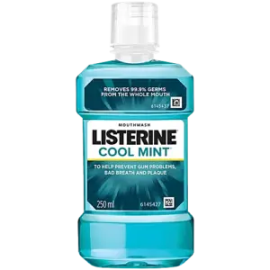 Listerine Mouthwash Liquid - Cool Mint, 250 ml