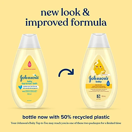Johnson's baby Baby Wash Top-To-Toe, 100 ml - Image 3