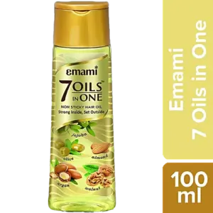 Emami 7 Oils Hair Oil - Light & Non Sticky, For Stronger Hair, 100 ml