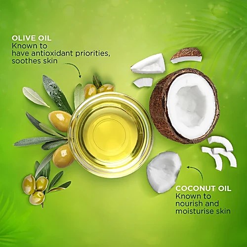 Rexona Coconut & Olive Oil Soap Bar, 100% Naturally Sourced, 400 g (4x100 g) - Image 4