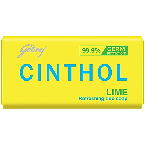 Cinthol Refreshing Deo Lime Bath Soap, 99.9% Germ Protection, 40 g - Image 2