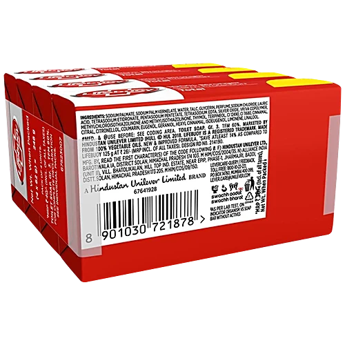 Lifebuoy Total Soap, 164 g (Pack of 4) - Image 3
