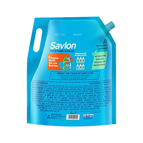 Savlon Germ Protection Handwash - Moisture Shield, 1.3 L - Image 2