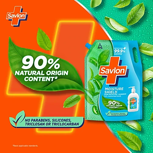 Savlon Germ Protection Handwash - Moisture Shield, 1.3 L - Image 4