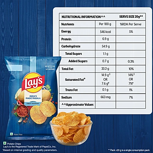 Lay's India's Magic Masala Potato Chips, 80 g - Image 4