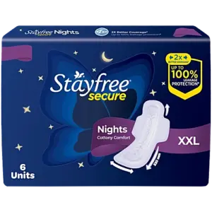 STAYFREE Secure Nights Sanitary Pads - XXL