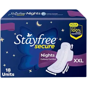 STAYFREE Secure Nights Sanitary Pads - XXL