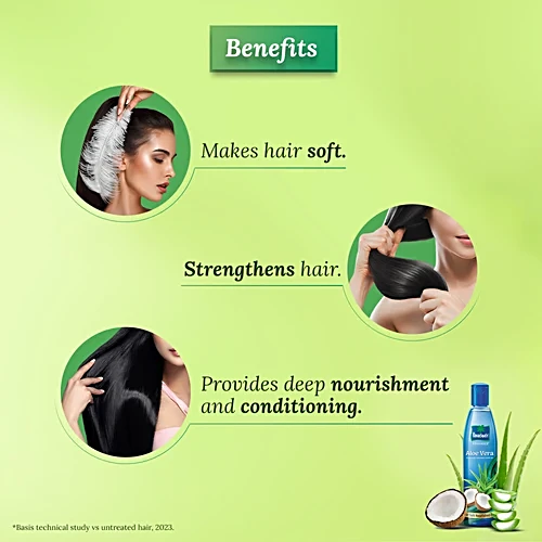 Parachute Advansed Aloe Vera, Enriched Coconut Hair Oil, For Soft & Strong Hair, 400 ml - Image 4