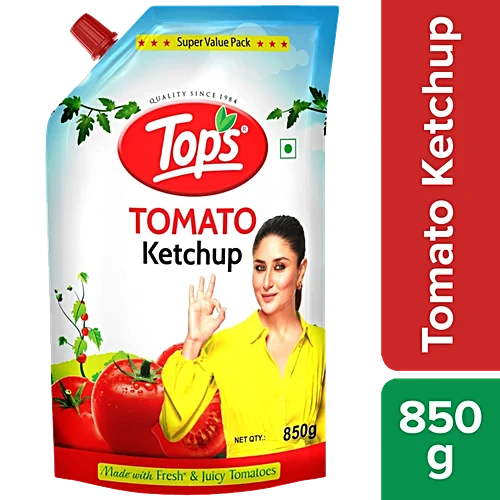 Tops Tomato Ketchup, 850 g Pouch
