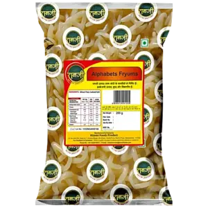 Ramji Alphabets Fry Papad/Fryums, 200 g