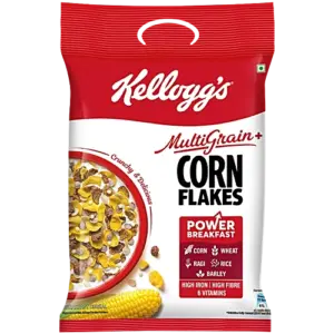Kellogg's Multigrain Plus Corn Flakes Power Breakfast With 6 Vitamins, 450 g