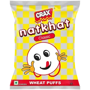 Crax Classic Natkhat Wheat Puffs, 82 g