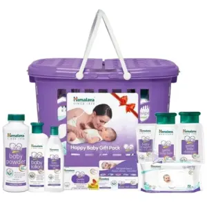 Himalaya Baby Gift Basket | Pack of 9 | Baby Gift Set | Baby Shampoo, Baby Lotion, Baby Oil, Baby Powder, Baby Cream