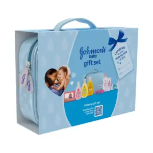Johnson’s Baby Gift Box Set With Pouch (9 pcs)