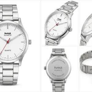 HMT Quartz Silver Analog Men's Watch with Stainless Steel Strap