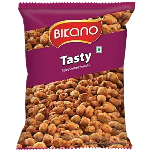 Bikano Tasty Spicy Coated Peanuts, 62 g Pouch