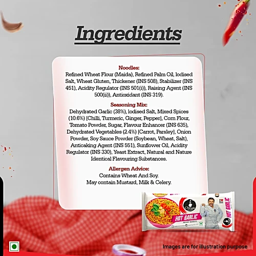 Ching's Secret Hot Garlic Instant Noodles, 240 g - Image 4