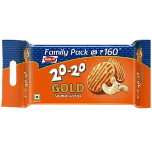 Parle-G 20-20 Gold Cashew Cookies