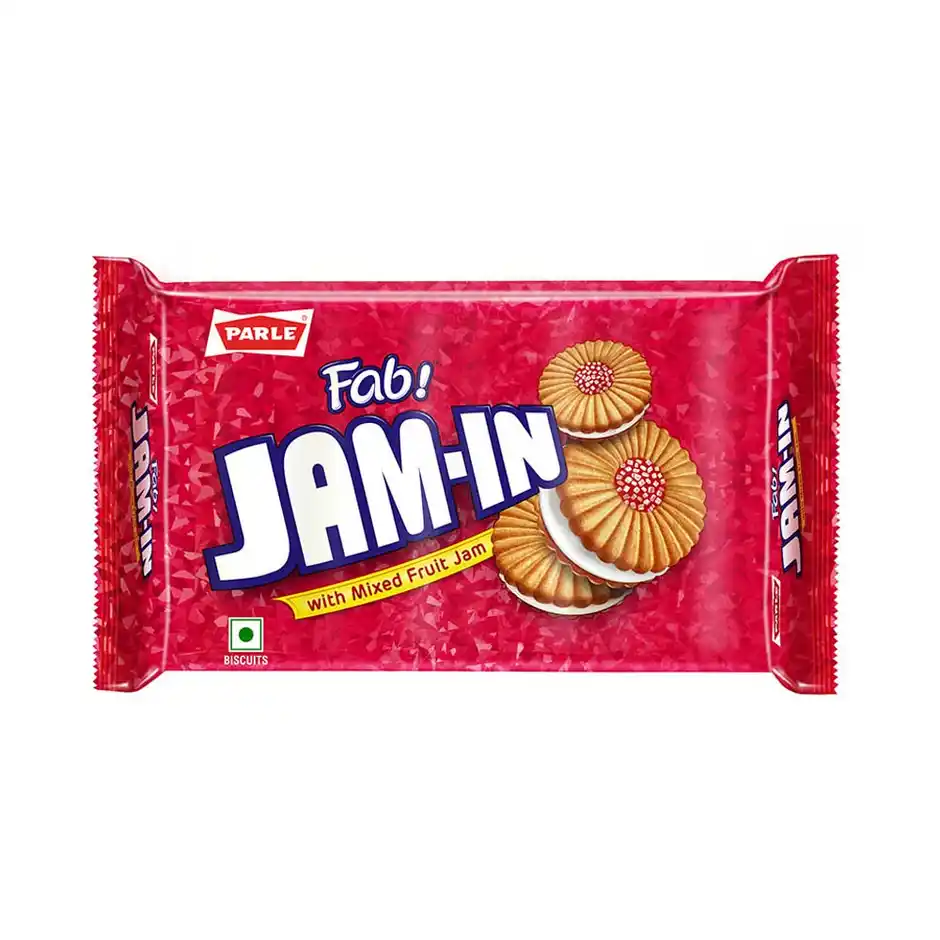 Parle Fab! Jam-In Mixed Fruit Cream Biscuits